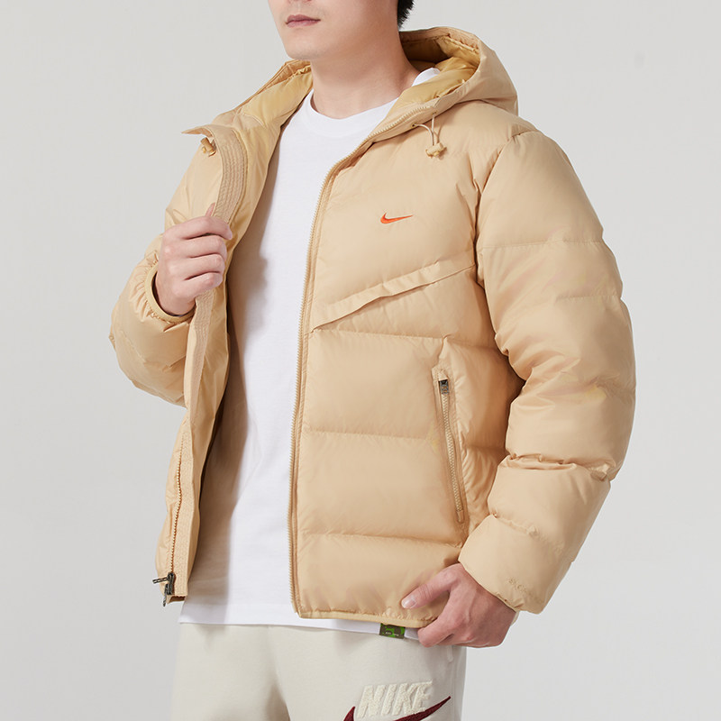 Nike耐克羽绒服男装2025冬季面包服外套加厚保暖运动夹克男HQ4183