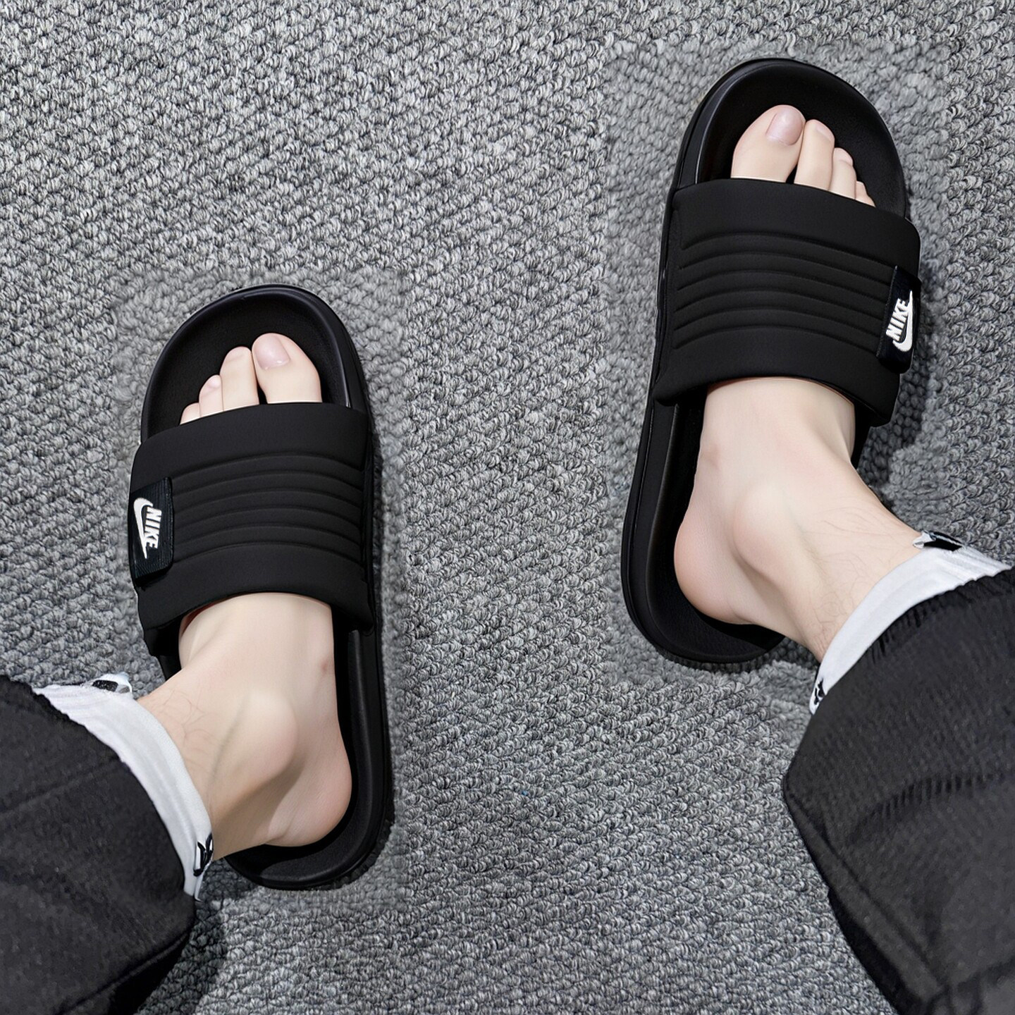 NIKE耐克拖鞋男款2026新款官方正品轻便休闲鞋沙滩鞋男凉拖DQ9624