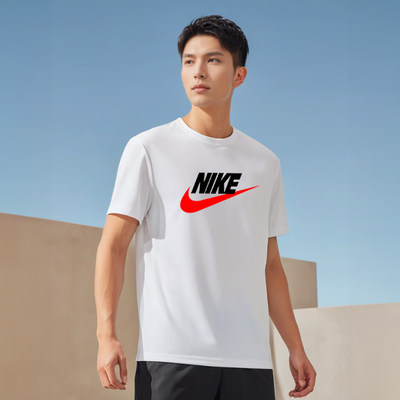 Nike耐克官方短袖男子夏季新款篮球T恤休闲宽松纯棉运动服AR5005