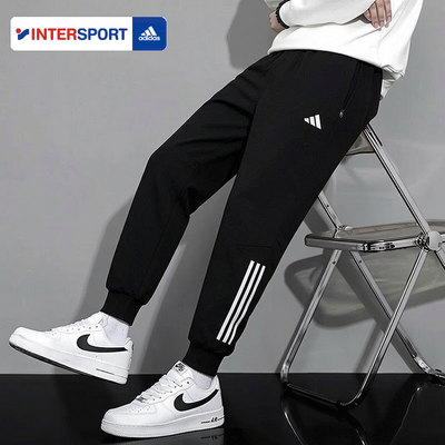 阿迪达斯正品男裤官旗正品春季新款运动休闲裤跑步裤长裤男IM7484