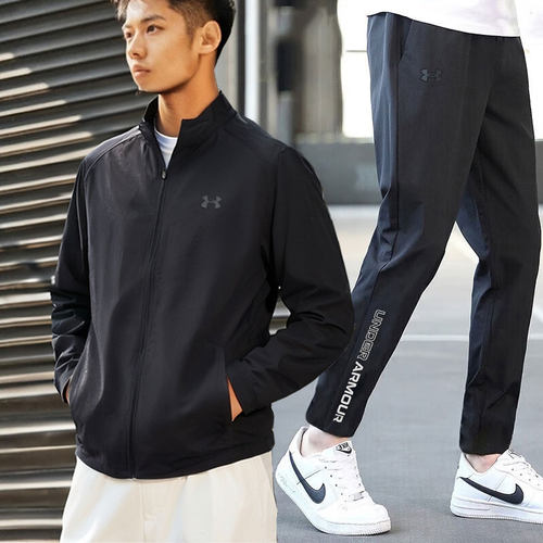 安德玛速干套装男士外套