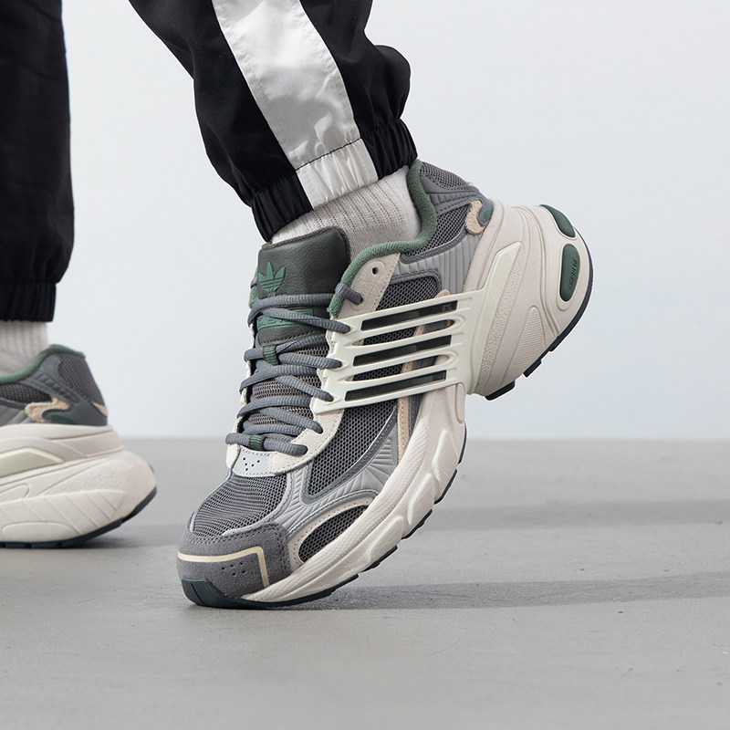 Adidas阿迪达斯男鞋女鞋25冬季运动鞋网面厚底老爹鞋休闲鞋IE3912