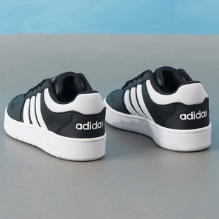 阿迪达斯板鞋男2026冬季新款HOOPS CLASSIC运动鞋网球低帮休闲鞋