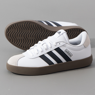 Adidas阿迪达斯男鞋新款白色T头鞋子低帮透气休闲运动鞋轻便板鞋