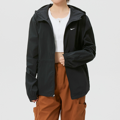 NIKE耐克外套女装2026春季新款运动服梭织防风连帽休闲夹克IF1167