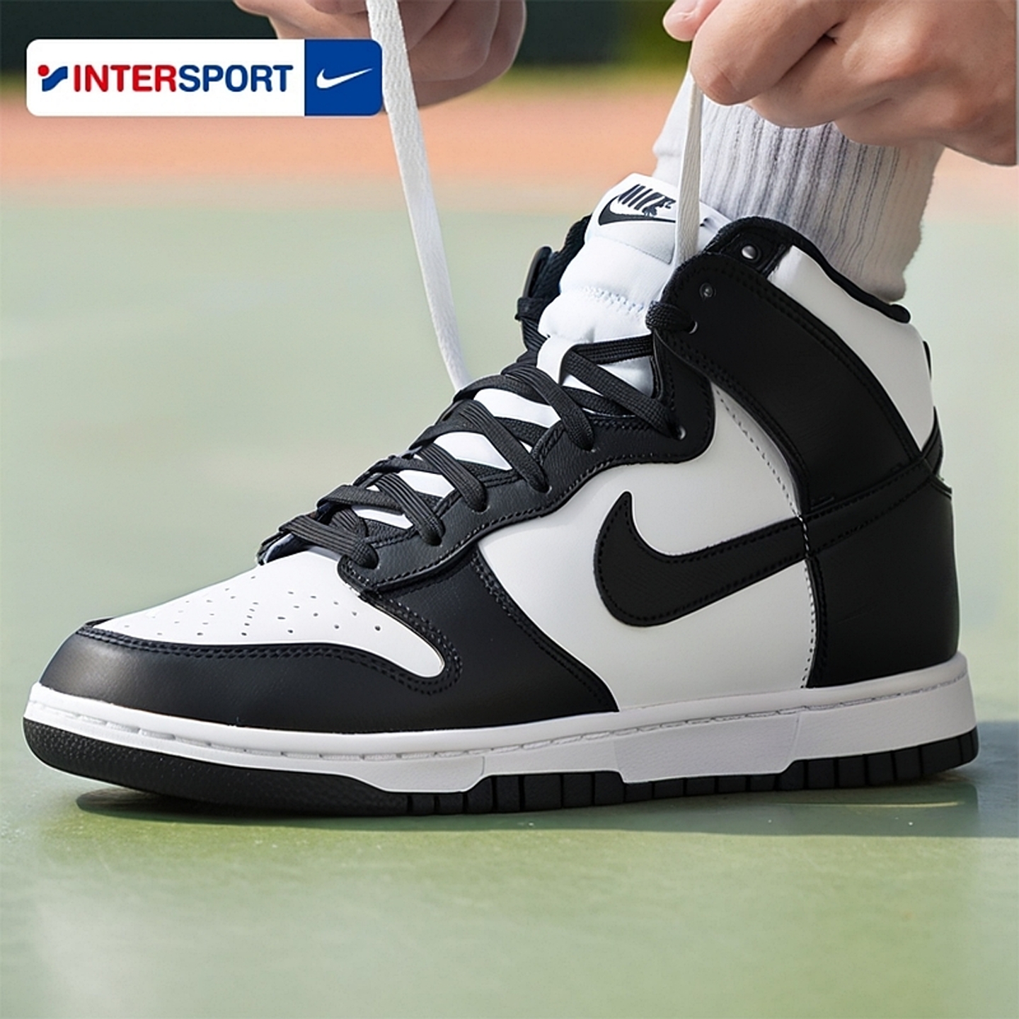 耐克官方旗舰正品男鞋运动鞋2025冬季新款高帮熊猫DUNK板鞋休闲鞋