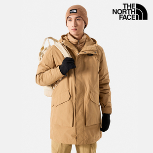 户外运动服保暖夹克登山服 北面三合一冲锋衣外套男两件套春季 新款