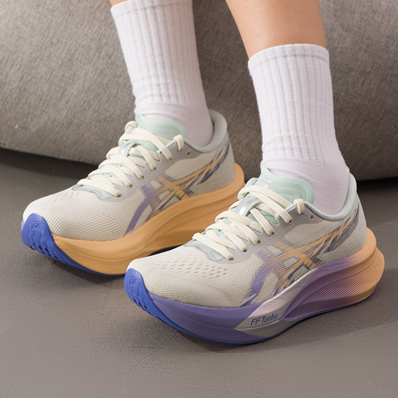 亚瑟士跑鞋女2025冬季新款运动鞋网面透气缓震竞速跑步鞋1012B949