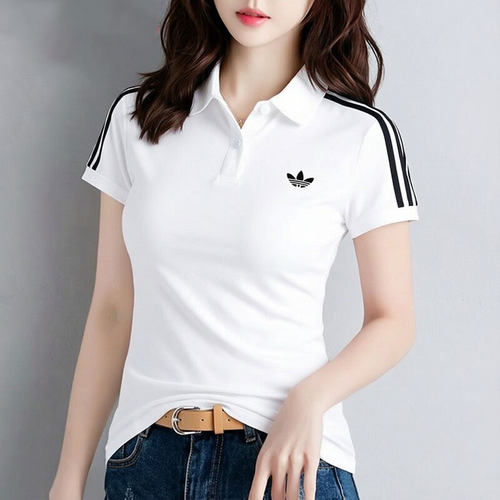 adidas阿迪达斯三叶草半袖上衣2026夏女舒适运动短袖POLO衫KD3697