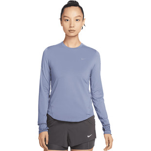 茵特丨NIKE耐克长袖T恤女款跑步训练健身运动服圆领套头衫HQ0504
