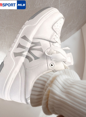 MLB官方男鞋24秋季女鞋老爹鞋户外运动鞋休闲鞋厚底板鞋3ASXCLB3N