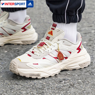 CNY运动跑步鞋 adidas阿迪达斯女鞋 新年款 26春季 KI1855 厚底老爹鞋