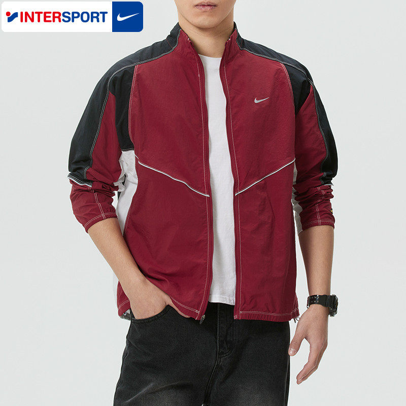 NIKE耐克梭织外套男款2025春季新款运动服跑步健身夹克上衣IF2029