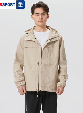 添柏岚官方男款夹克春季新款户外徒步休闲防水防风保暖外套A695W