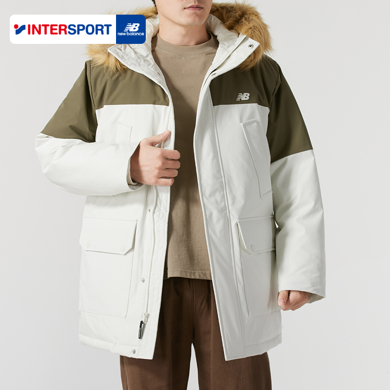 New Balance NB男女羽绒服鸭绒冬季官方正品派克服AMJ44300-CIC