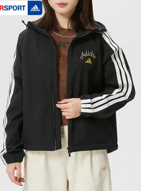 Adidas阿迪达斯外套女2026新款CNY马年新年款运动休闲夹克KU8973