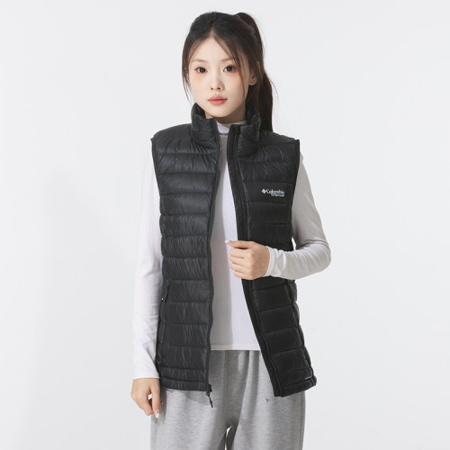 茵特丨哥伦比亚女装新款户外运动服保暖潮流时尚休闲羽绒马甲背心