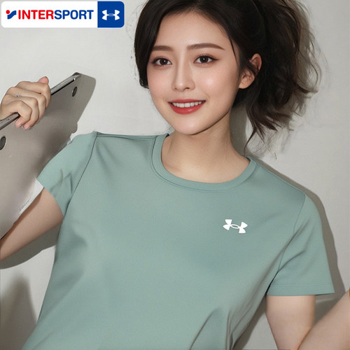 安德玛速干T恤女2025秋季新款