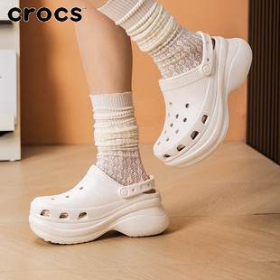 女鞋 运动凉拖包头凉鞋 2026新款 BAE洞洞鞋 复古闪耀Clog 卡骆驰拖鞋