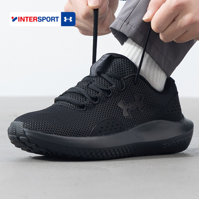 安德玛男鞋运动鞋2025秋季新款轻便透气跑步鞋休闲鞋黑武士跑鞋男