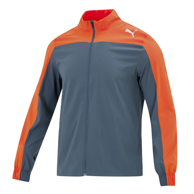 푸마 푸마 스포츠 정장 남성 2024 가을 신상 루즈한 투피스 세트 우븐 재킷 바지 521043