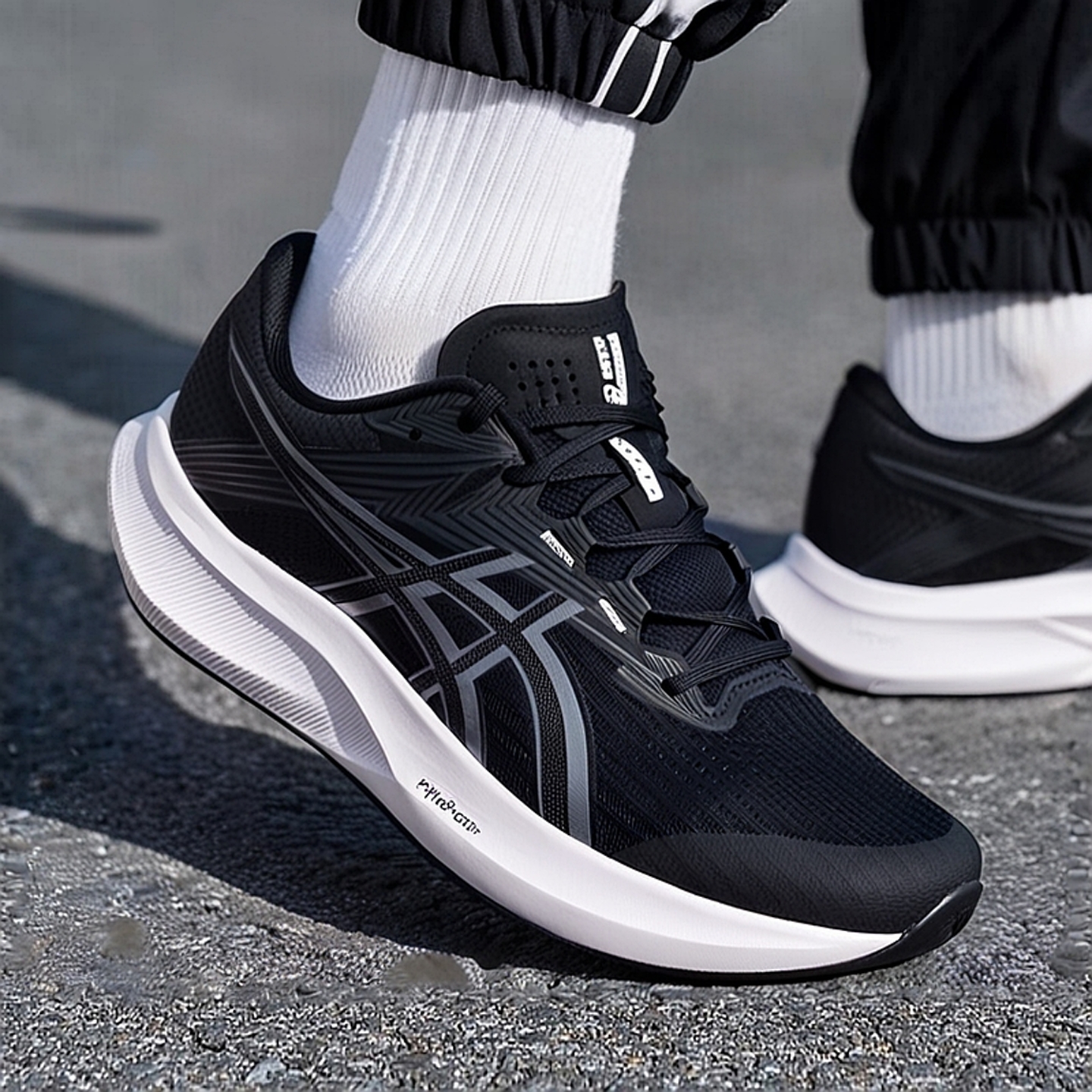 亚瑟士跑步鞋男鞋2025冬季HYPER SPEED 5 2E宽瑄减震训练鞋运动鞋