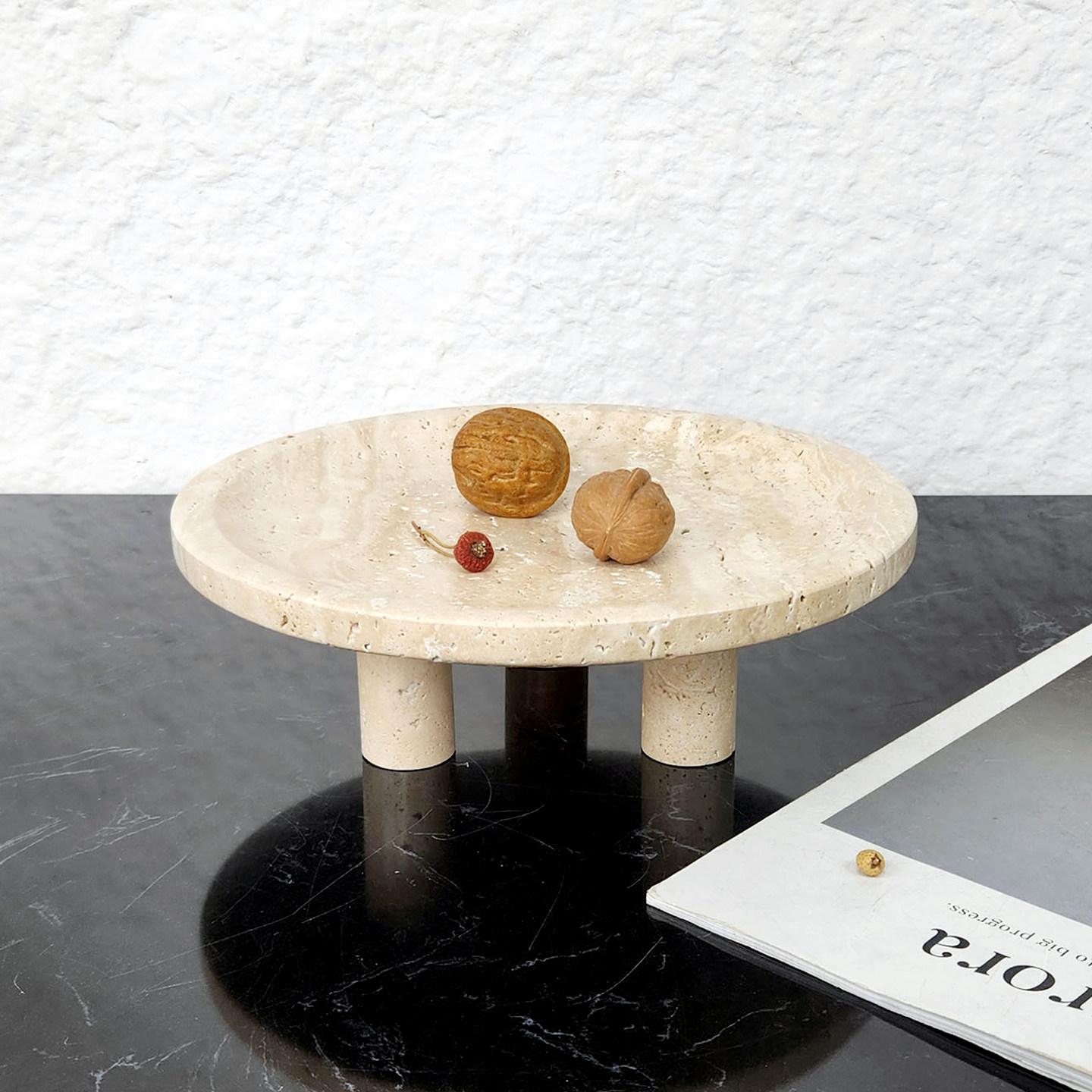 法式中古洞石托盘复古家居样板房客厅玄关桌面收纳果盘装饰摆件,家居饰品,果盘/果篓,淘宝优惠券,粉丝福利购,淘宝优惠卷