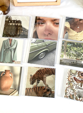 复古情怀CD盒ins摆件拍摄道具民宿咖啡店音乐主题样板间软装饰品