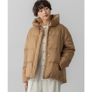 23区日杂同款VERY12月刊哑光面料高领短款羽绒服女ONWARD