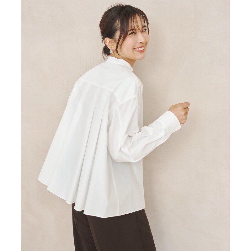 UNFILO时尚简约适宜休闲易护理立领衬衫女ONWARD