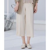 日系轻奢 显瘦高腰修饰腿型女士9分阔腿裤 Tiaclasse 可水洗