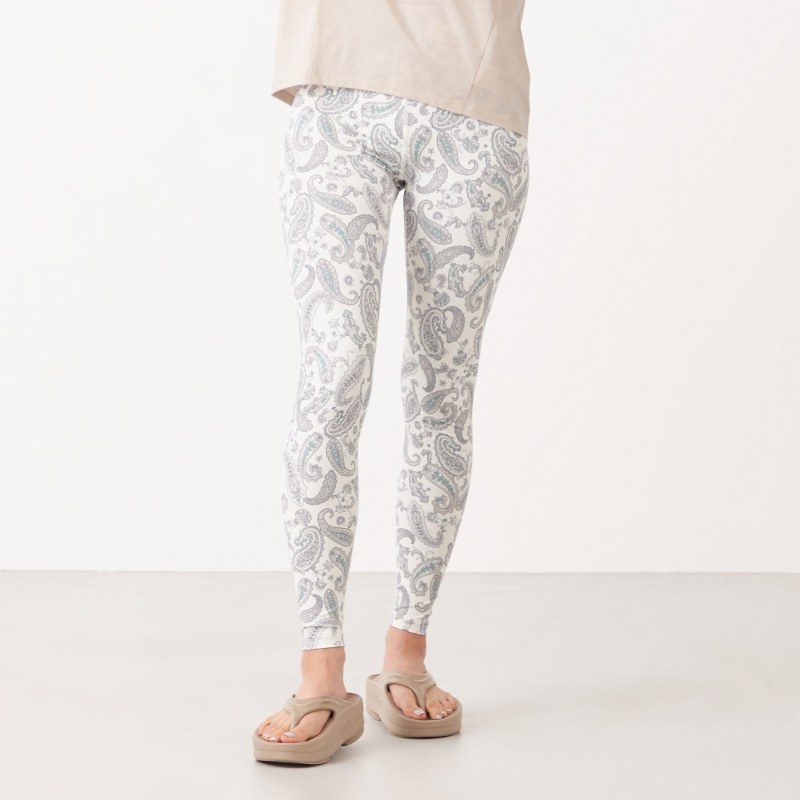 Chacott芭蕾舞蹈体服练功服佩斯利印花紧身裤女ONWARD