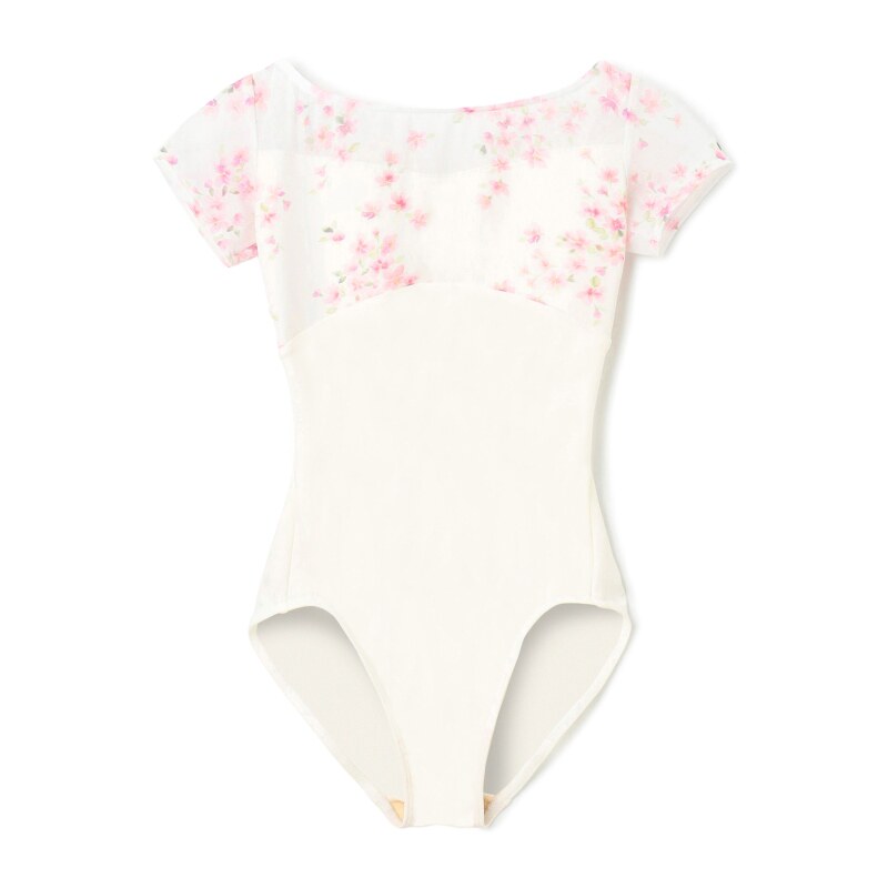 Chacott舞蹈芭蕾体服MAY NAGAHISA短袖舞蹈紧身衣女ONWARD