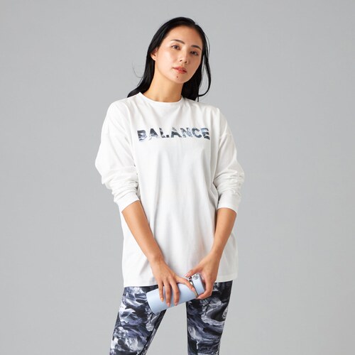 Chacott BALANCE设计休闲舞蹈便服HandsomeCotton标志T恤女ONWARD