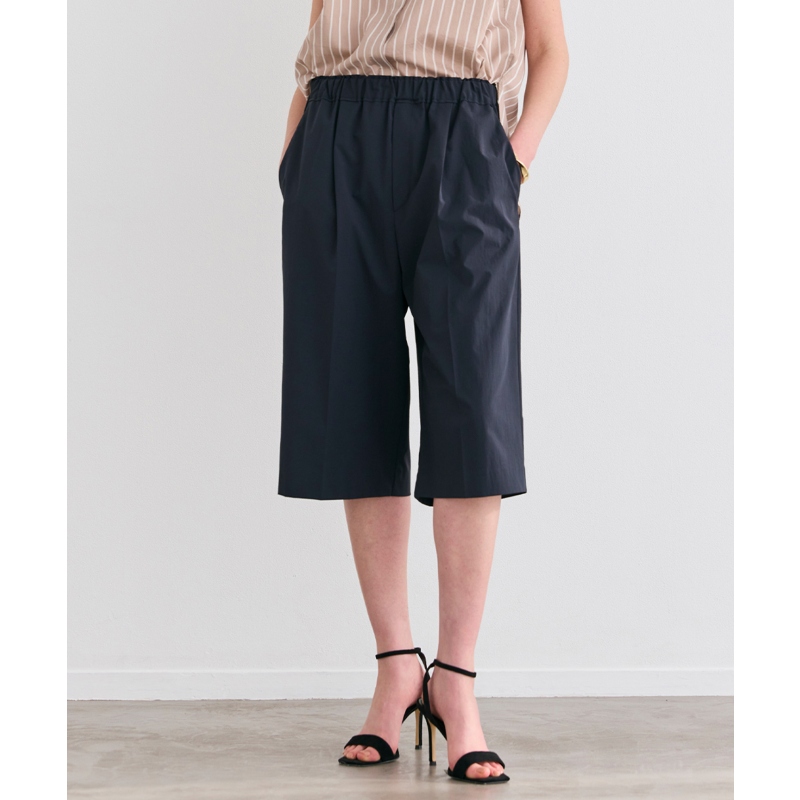 BEIGE，时尚优雅通勤气质穿搭可洗YANN腰部松紧半扎裤女ONWARD