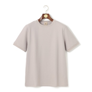 J.PRESS休闲UV防护接触冷感吸湿速干适合商务斜纹格子T恤男ONWARD