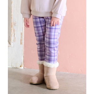 子ONWARD KIDS甜美适宜内绒毛全印花女童裤 any FAM