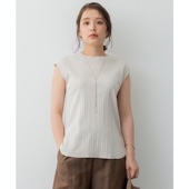 23区SLOW温柔简约气质随机罗纹法式 袖 T恤女ONWARD