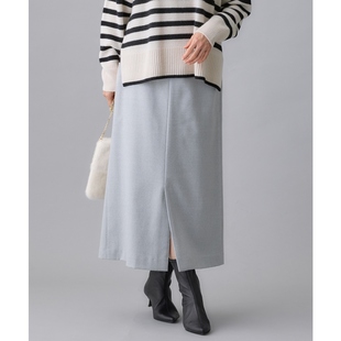 自由区萨克森女士毛呢半身裙秋冬新款日系轻奢