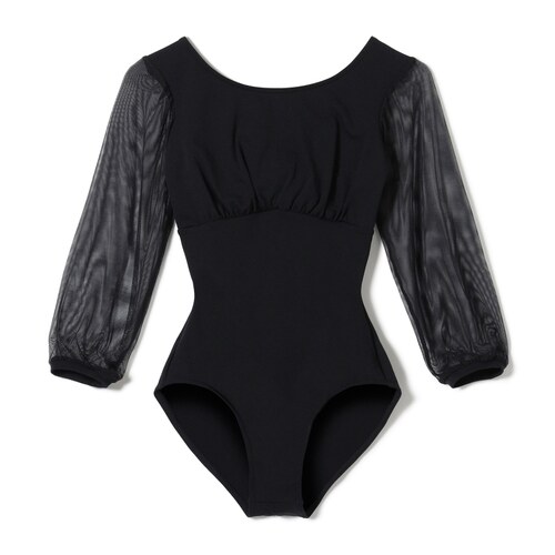 Chacott芭蕾舞蹈体服泡泡袖连体衣女ONWARD