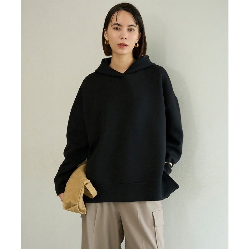 UNFILO时尚休闲轻量弹性BEAUTYFORM针织侧拉链连帽衫女ONWARD