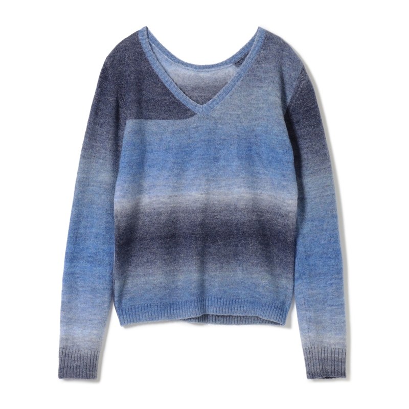 Chacott 渐变温柔针织毛衣上衣女