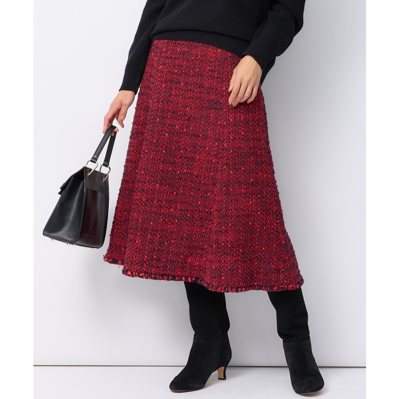 23区 GIOLICA斜纹针织时尚日系半身裙女日本限定日系轻奢