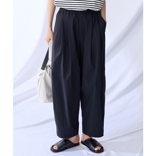 any FAM气质适宜简约时尚可机洗腰部松紧防水桶休闲裤女ONWARD