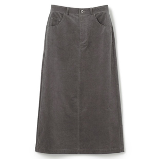 UNFILO可洗弹力灯芯绒I型设计休闲气质女士裙子ONWARD
