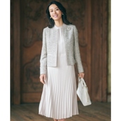 日系轻奢优雅气质百褶设计感长袖 23区春季 新款 连衣裙女日本限定