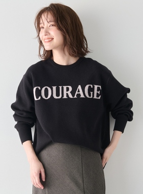 any FAM可机洗仿卫衣风格标志气质适宜针织衫女ONWARD