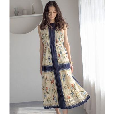 组曲时尚温柔气质简约印花连衣裙女ONWARD