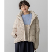 23区优雅感气质见上爱同款 可水洗丝光面料羽绒外套女ONWARD