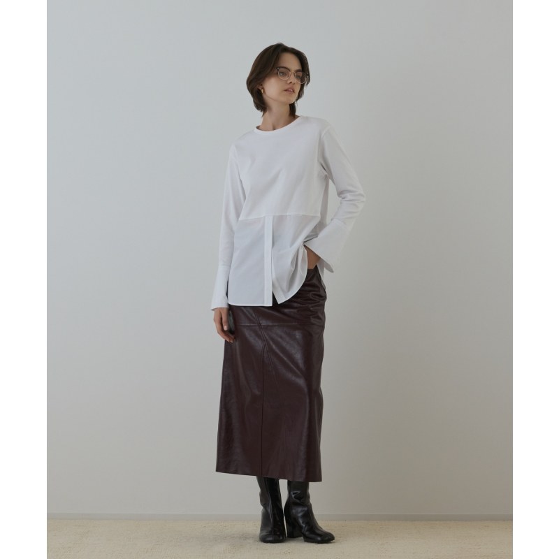 GRACE CONTINENTAL时尚优雅气质层叠剪裁上衣女ONWARD